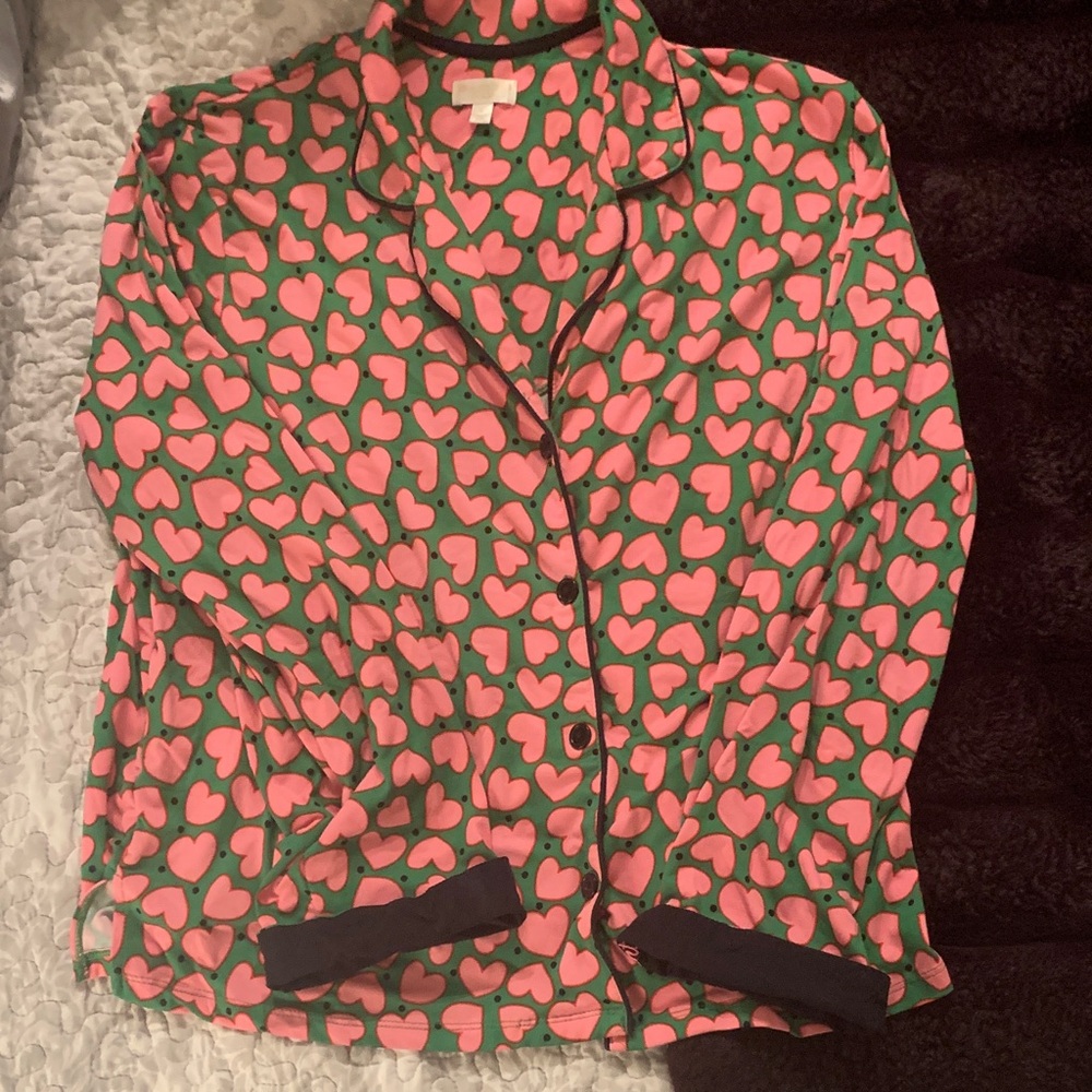 BeautySleep Social Heart Print Pajama Set
